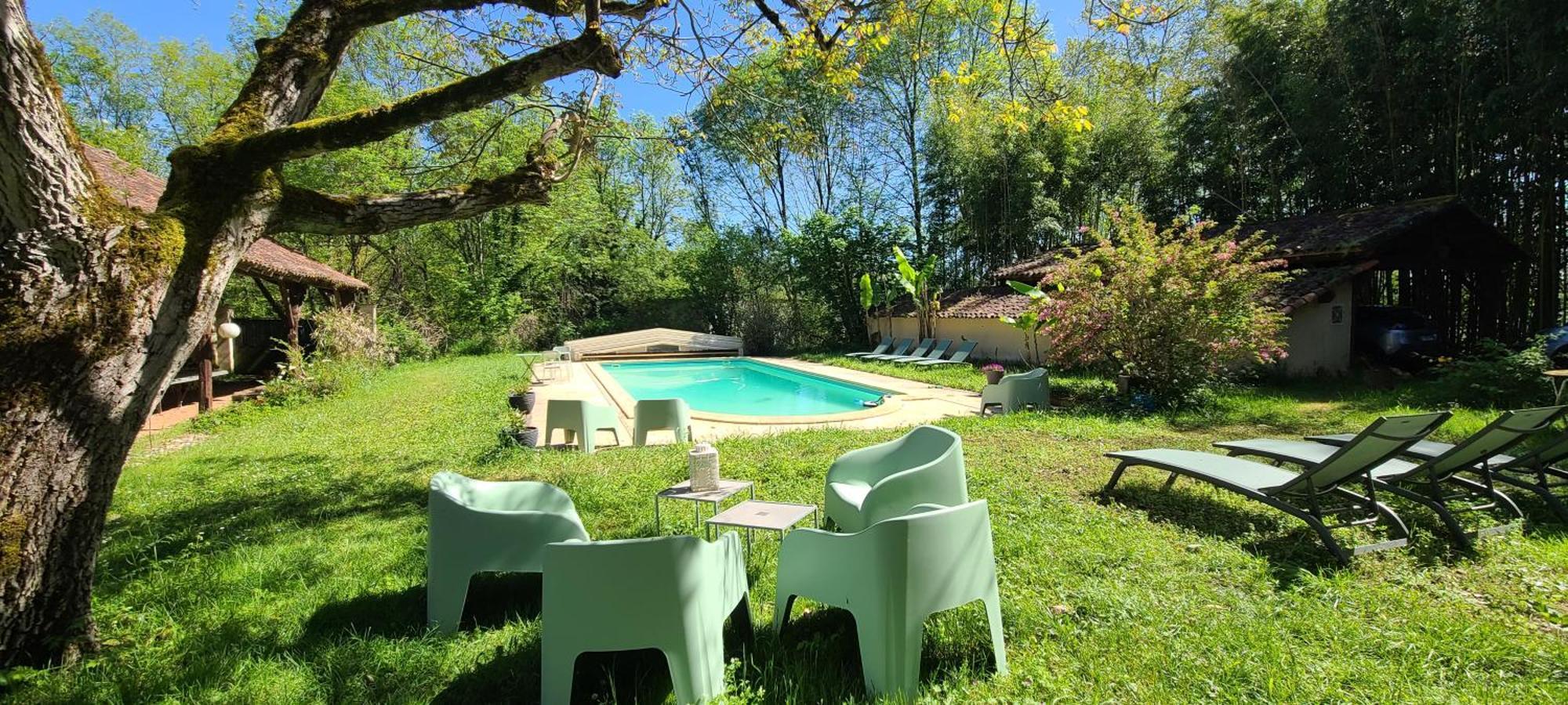 Le Manoir Du Moulin De Madame Panzió Villeneuve-sur-Lot Kültér fotó