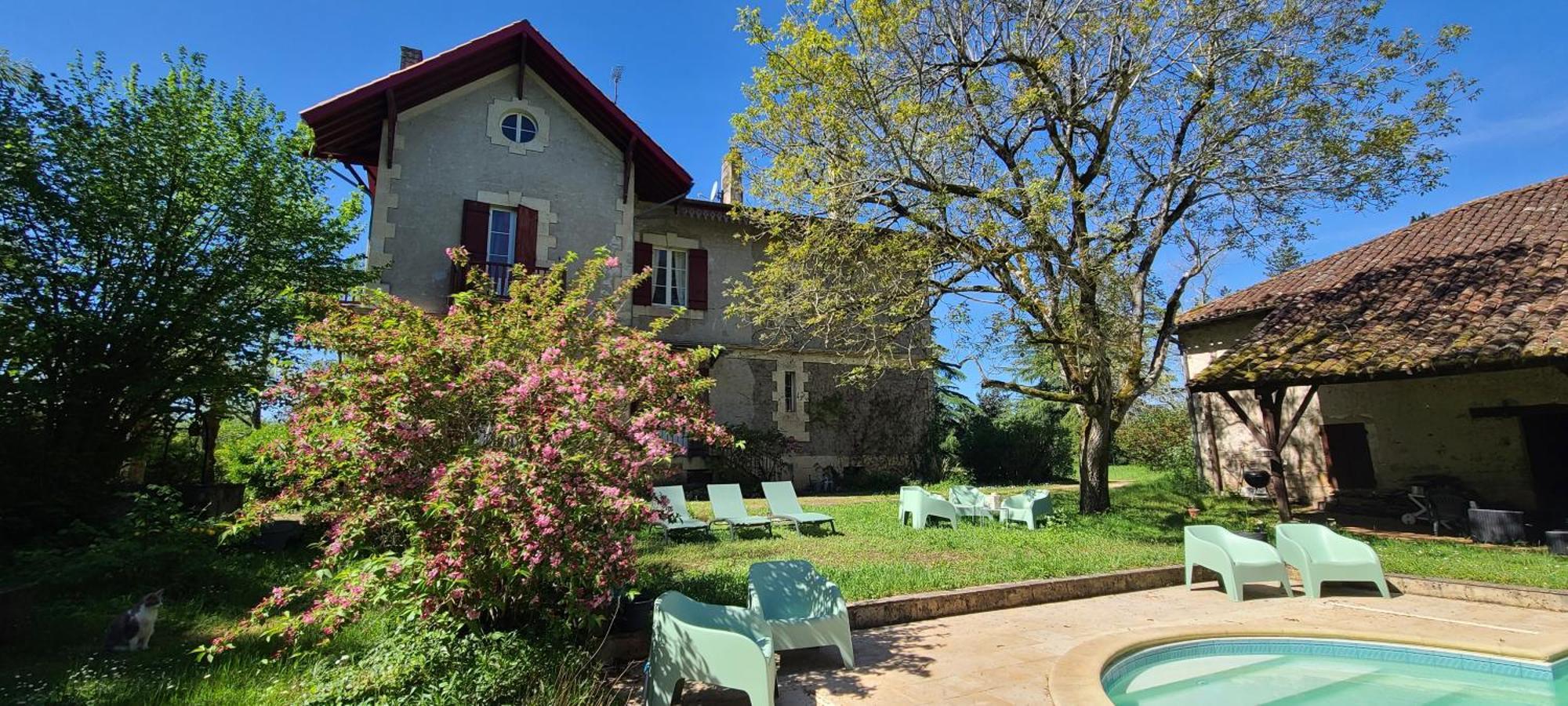 Le Manoir Du Moulin De Madame Panzió Villeneuve-sur-Lot Kültér fotó